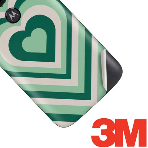 Lucky Heart Pattern Moto E5 Play Skin