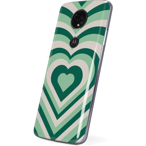 Lucky Heart Pattern Moto E5 Plus Skin