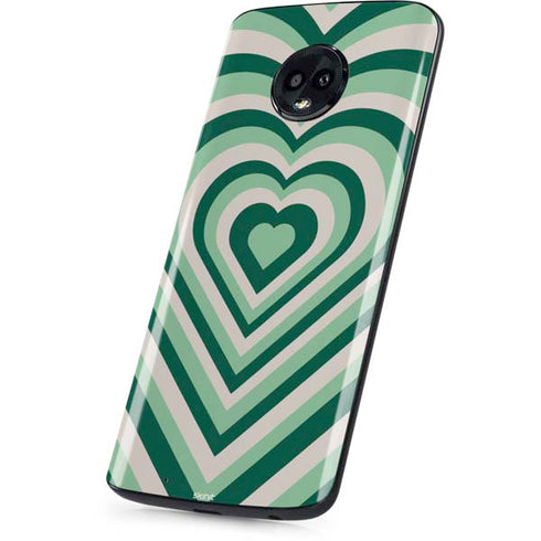 Lucky Heart Pattern Moto G6 Skin