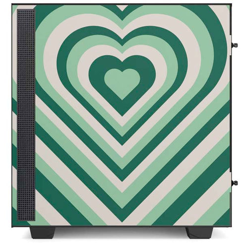 Lucky Heart Pattern NZXT H510 Compact ATX Mid-Tower Case Skin