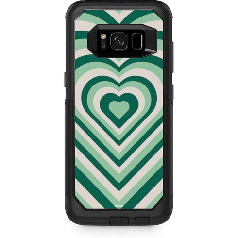 Lucky Heart Pattern Otterbox Commuter Galaxy Skin