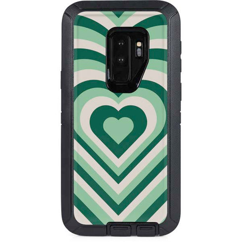 Lucky Heart Pattern Otterbox Defender Galaxy Skin