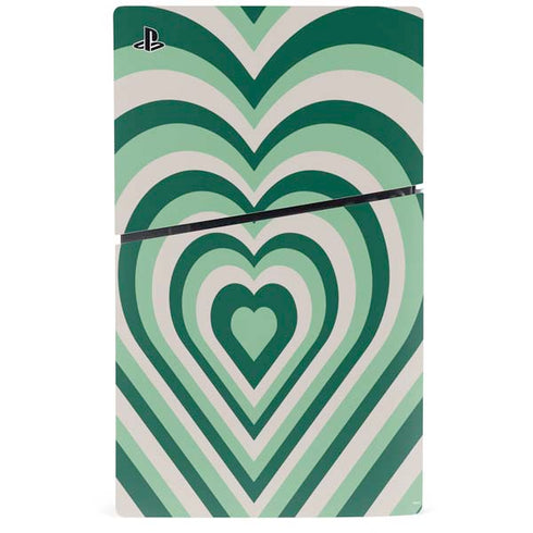 Lucky Heart Pattern PS5 Slim Disk Console Skin