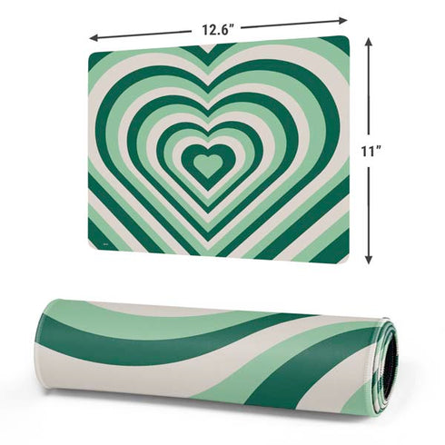 Lucky Heart Pattern Gaming Mouse Pad