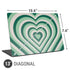 Lucky Heart Pattern Universal Laptop 13in (10.6 x 7.6in) Skin