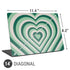 Lucky Heart Pattern Universal Laptop 14in (11.4 x 8.2in) Skin
