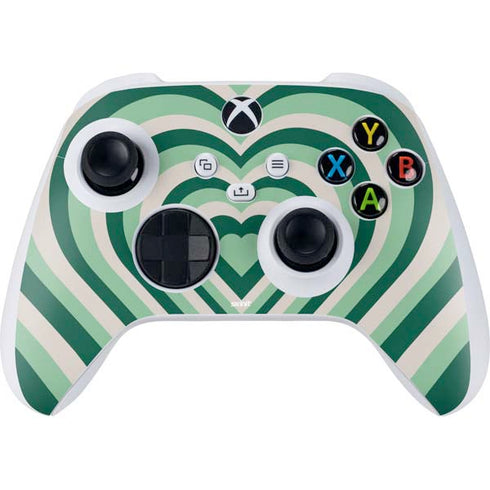 Lucky Heart Pattern Xbox Series S Controller Skin