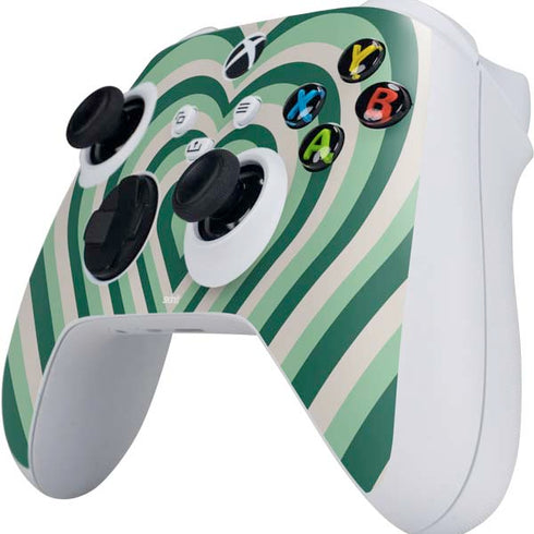 Lucky Heart Pattern Xbox Series S Controller Skin