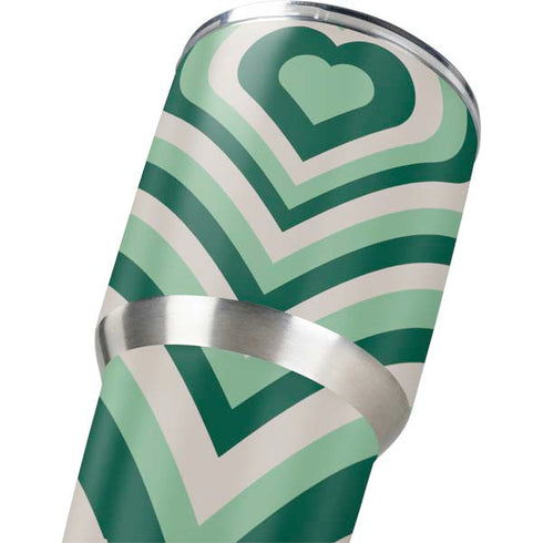 Lucky Heart Pattern Yeti 30oz Rambler Tumbler Skin