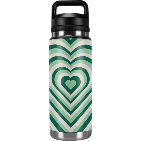 Lucky Heart Pattern YETI Rambler 26oz Bottle Skin