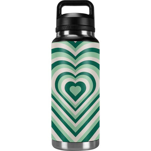 Lucky Heart Pattern YETI Rambler 36oz Bottle Skin