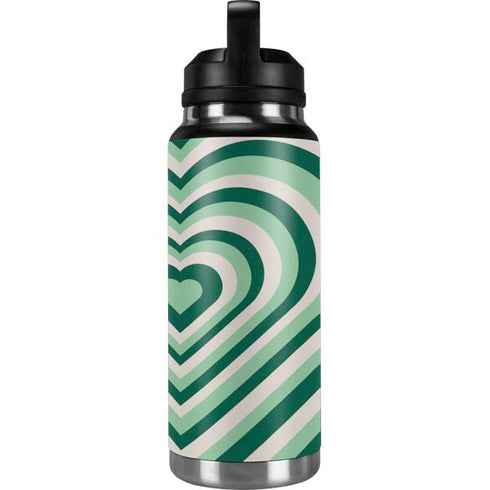 Lucky Heart Pattern YETI Rambler 36oz Bottle Skin