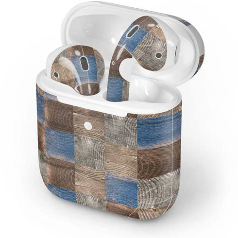 Lumber Grid Apple AirPods Skin