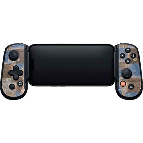 Lumber Grid Backbone One for iPhone Game Controller Skin