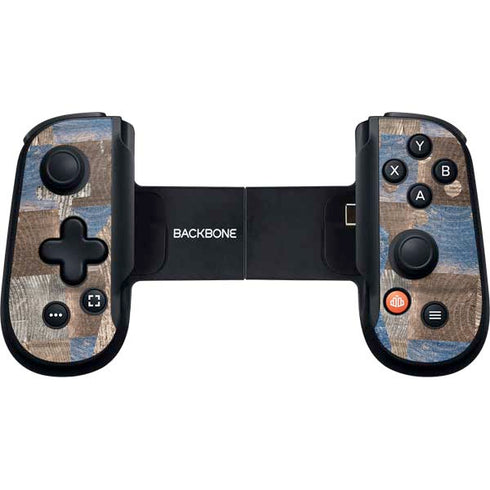 Lumber Grid Backbone One for iPhone Game Controller Skin