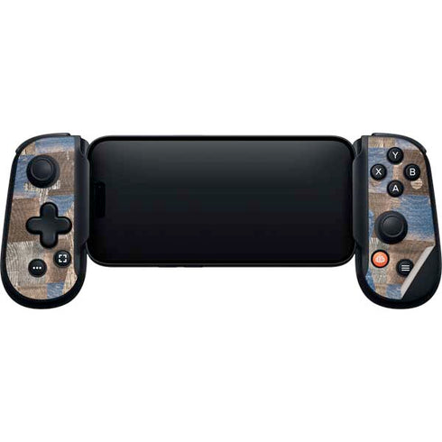 Lumber Grid Backbone One for iPhone Game Controller Skin