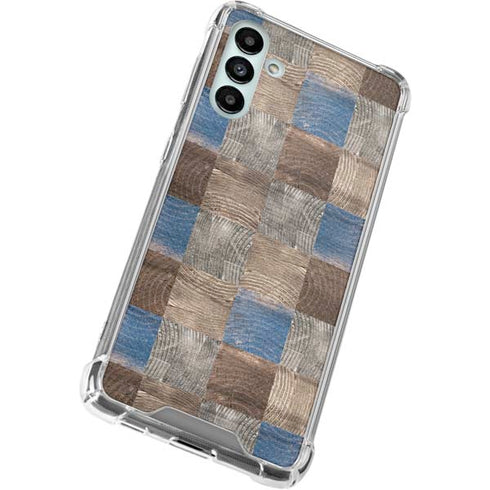 Lumber Grid Galaxy A13 5G Clear Case