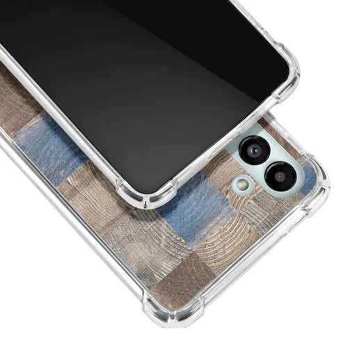 Lumber Grid Galaxy A13 5G Clear Case