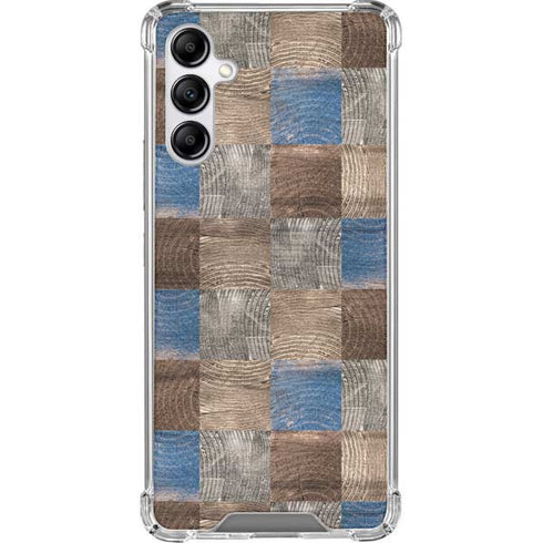 Lumber Grid Galaxy A14 5G Clear Case
