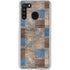 Lumber Grid Galaxy A21 Clear Case