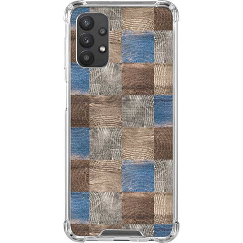 Lumber Grid Galaxy A32 5G Clear Case