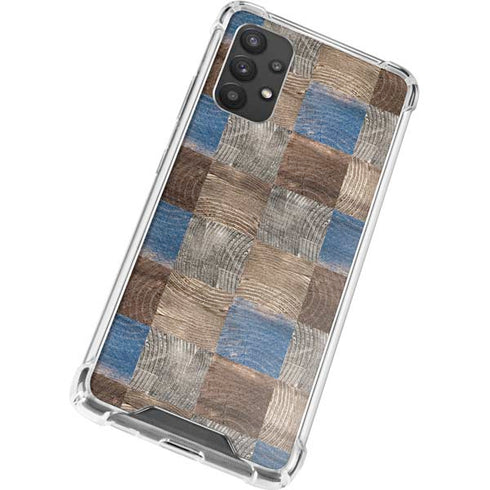 Lumber Grid Galaxy A32 5G Clear Case