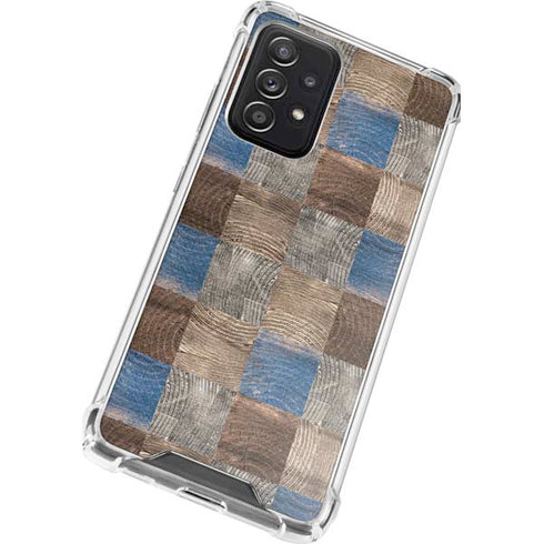 Lumber Grid Galaxy A52 5G Clear Case