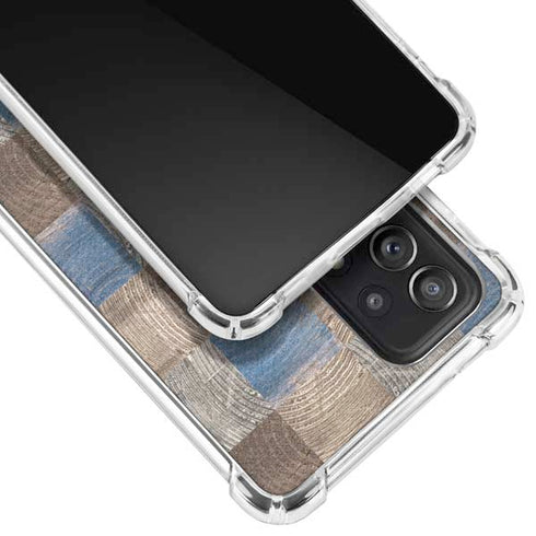 Lumber Grid Galaxy A72 5G Clear Case