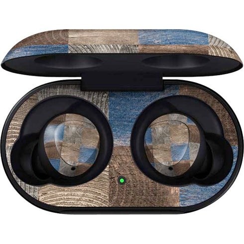 Lumber Grid Galaxy Buds Skin