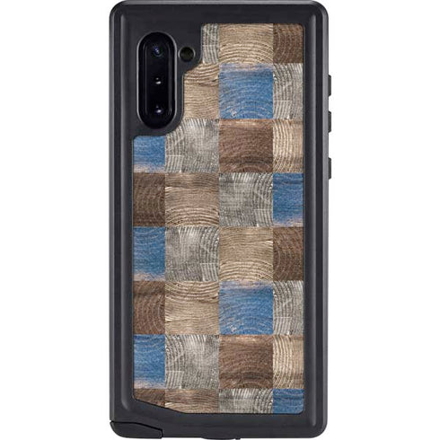 Lumber Grid Galaxy Note 10 Waterproof Case