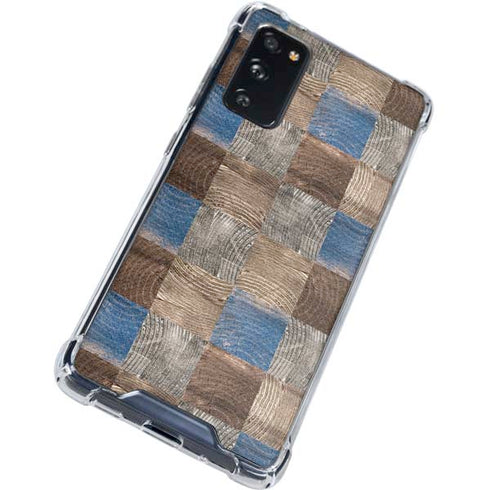Lumber Grid Galaxy S20 FE Clear Case