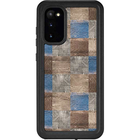 Lumber Grid Galaxy S20 Waterproof Case