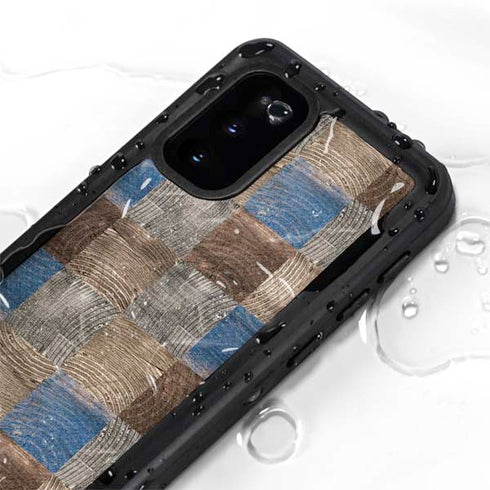 Lumber Grid Galaxy S20 Waterproof Case