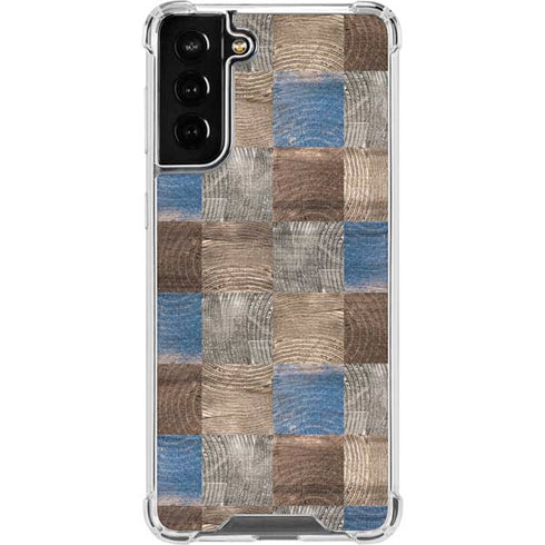 Lumber Grid Galaxy S21 FE Clear Case