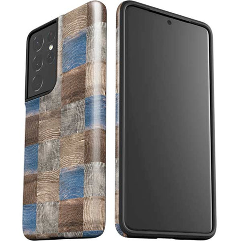 Lumber Grid Galaxy S21 Ultra 5G Pro Case