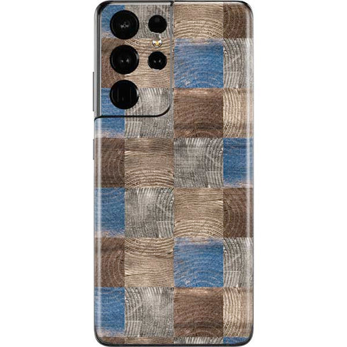 Lumber Grid Galaxy S21 Ultra 5G Skin