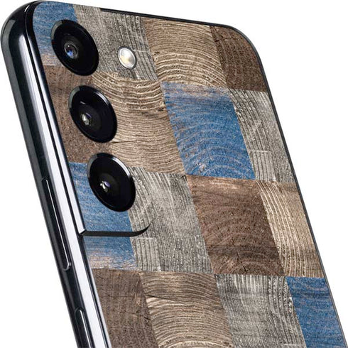 Lumber Grid Galaxy S22 Plus Skin
