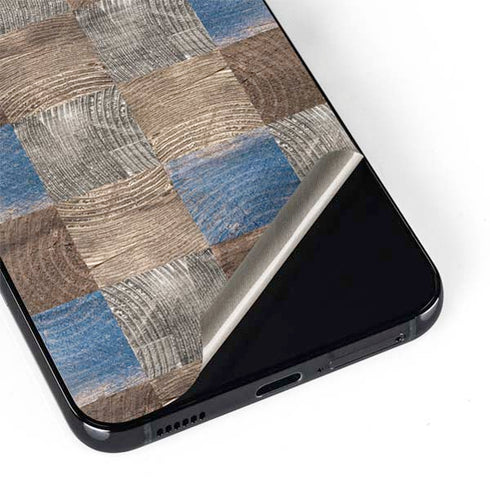 Lumber Grid Galaxy S22 Plus Skin