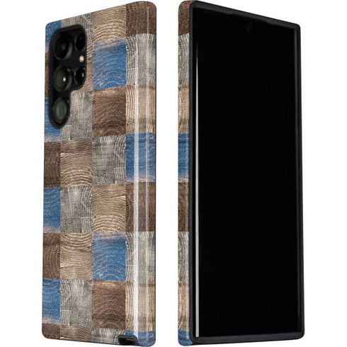 Lumber Grid Galaxy S22 Ultra Pro Case