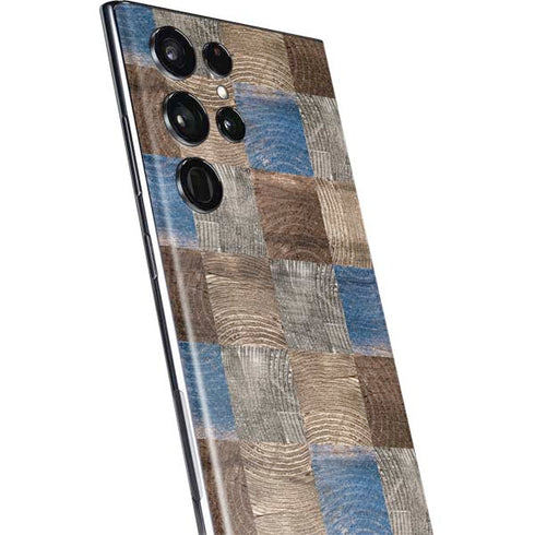 Lumber Grid Galaxy S22 Ultra Skin