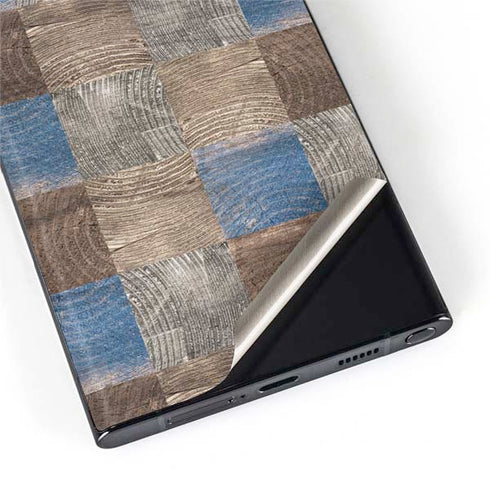 Lumber Grid Galaxy S22 Ultra Skin