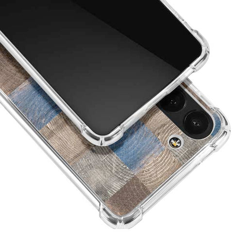Lumber Grid Galaxy S23 Plus Clear Case