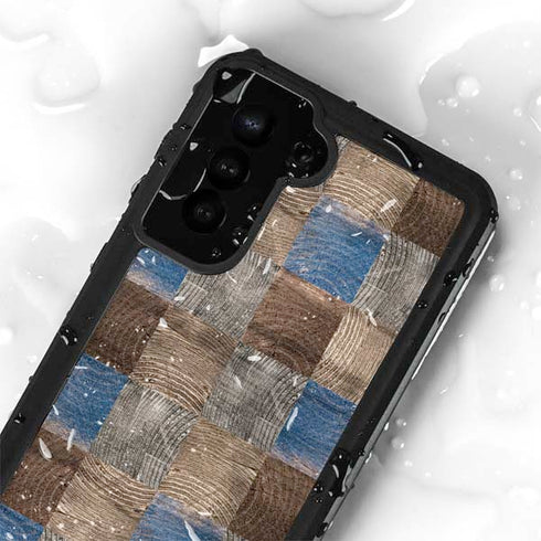 Lumber Grid Galaxy S23 Plus Waterproof Case