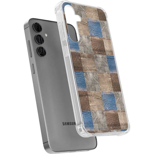 Lumber Grid Galaxy S24 Plus Clear Case