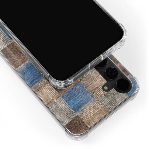 Lumber Grid Galaxy S24 Plus Clear Case