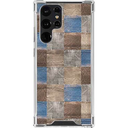 Lumber Grid Galaxy S24 Ultra Clear Case