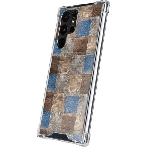 Lumber Grid Galaxy S24 Ultra Clear Case