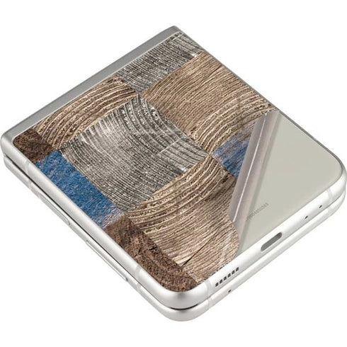 Lumber Grid Galaxy Z Flip3 5G Skin