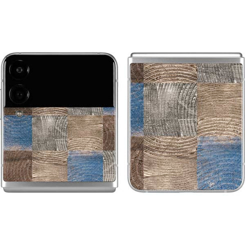 Lumber Grid Galaxy Z Flip4 5G Skin