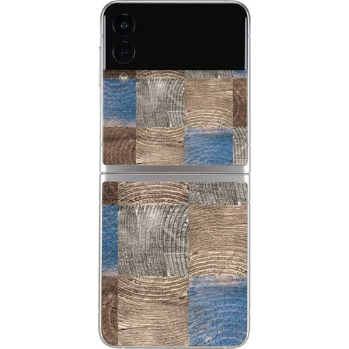 Lumber Grid Galaxy Z Flip4 5G Skin